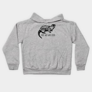 Plays Well With Otters - Otter Kids Hoodie